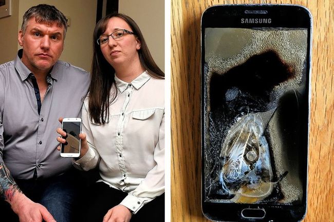 三星S6爆炸 英男手機放床頭充電險毀容?! | 華視新聞