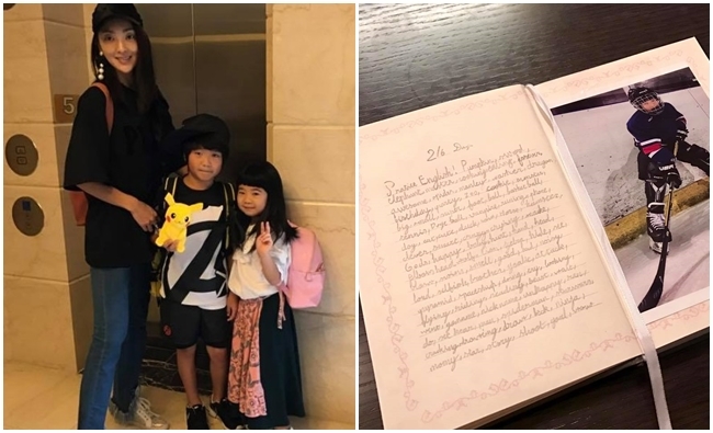 曹格8歲兒草寫英文長這樣 網友驚呆! | 華視新聞