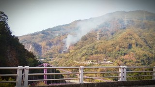 桃園復興火燒山! 直升機支援搶救