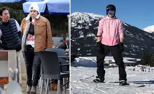 【影】貝克漢全家加拿大滑雪 布魯克林摔斷鎖骨