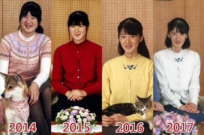 日皇太子慶57歲生日 愛子又變更瘦【畫面曝光】 | 愛子公主這幾年越變越瘦，今天公布的照片又變更瘦了。翻攝畫面。