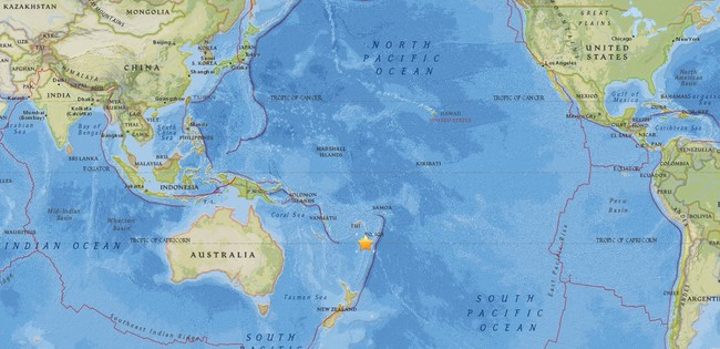 斐濟附近海域規模6.9強震 尚未傳出傷亡 | 華視新聞