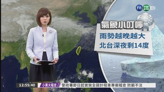 雨勢越晚越大 北台深夜剩14度