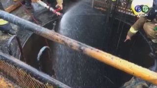 【影】高市下水道工程意外 3人受傷2人受困