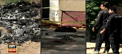 巴基斯坦神壇管理員謀殺20信徒 17死3傷 | (翻攝ARY News)