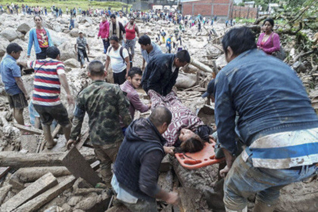 哥倫比亞土石流 增至254死400傷200下落不明 | 華視新聞