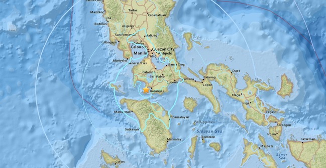 菲律賓5.9地震 震源深度42.7公里 | 華視新聞