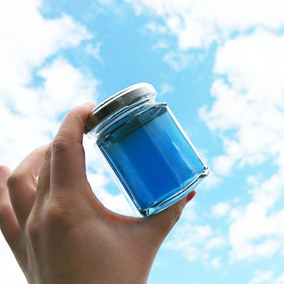 這款果醬"藍藍der" 特殊顏色純天然 | 藍色蘋果果醬。