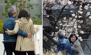 NHK女主播與男導演爆不倫戀 摟腰賞花被拍到