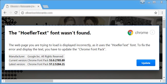 注意! Chrome要求更新字形 小心有毒 | 華視新聞