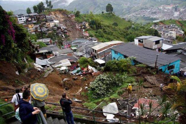 哥倫比亞中部土石流 14死24傷75屋毀 | 華視新聞