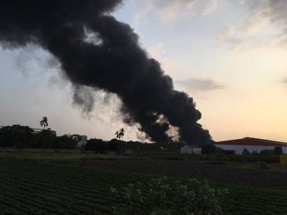 斗六醫療用床加工廠大火 600坪燒毀 | 斗六工業區大火。