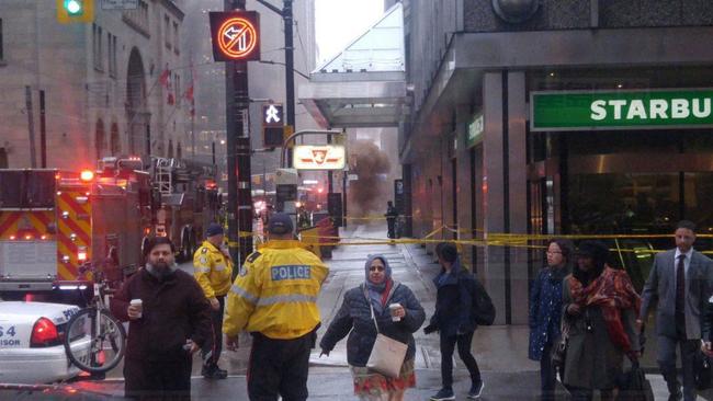 加拿大金融區變壓器起火 濃煙四散無人受傷 | 華視新聞