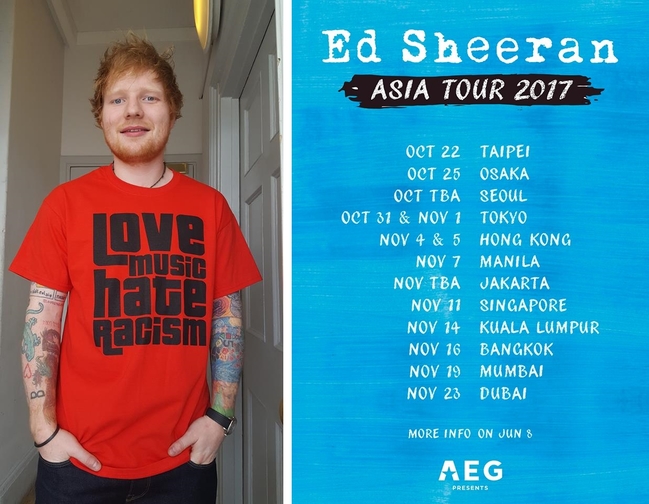 紅髮艾德要來了! 亞洲巡演首站在台北 | 華視新聞