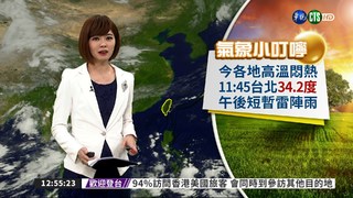 各地高溫炎熱 台北34.2度