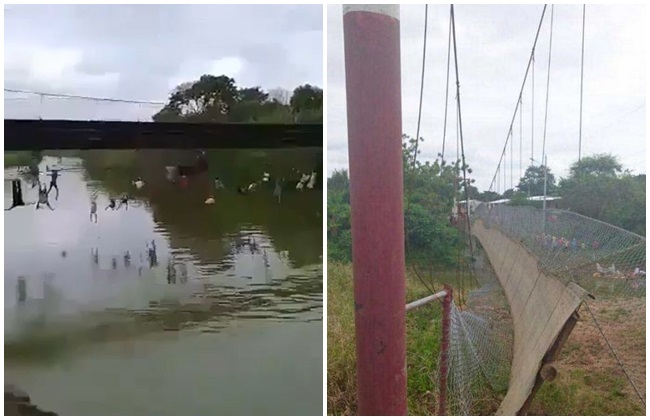 【影】景觀吊橋突然斷掉! 30多人墜河釀32傷 | 華視新聞