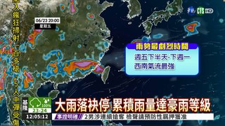 暴雨轟炸! 21縣市豪大雨特報