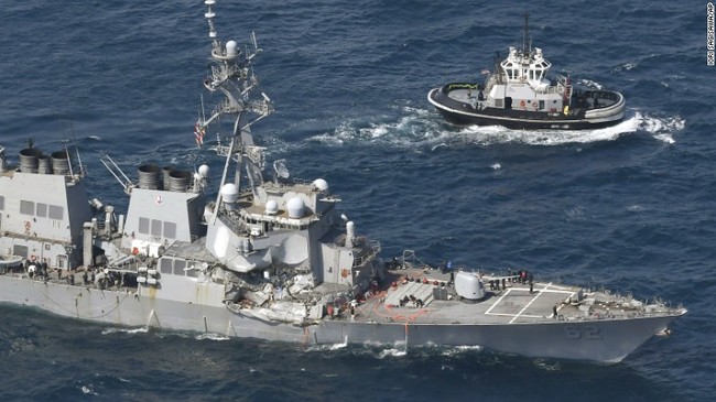 美國軍艦遭菲貨輪撞上 美7失蹤官兵遺體尋獲 | 華視新聞