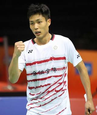 台北羽球公開賽 周天成直落2挺進16強