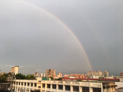 【圖輯】有彩虹 雷陣雨過後的驚喜! | 桃園。