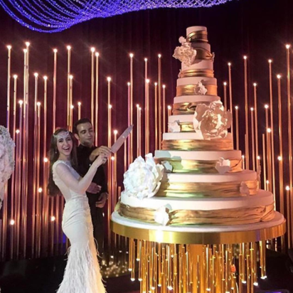 俄羅斯3億浮誇婚禮 婚禮歌手是Lady Gaga【影】 | 婚禮蛋糕。