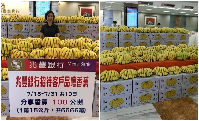 兆豐銀行請吃"香蕉" 100公噸送完為止 | 華視新聞