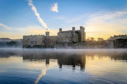 【圖輯】一生必去! 歐洲最美的10座城堡 | 英國的Leeds Castle(圖片來源／翻攝GEO)