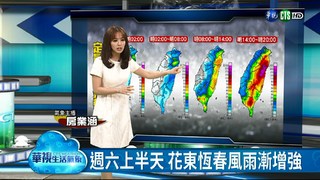 中南部週日一 嚴防強降雨釀災!