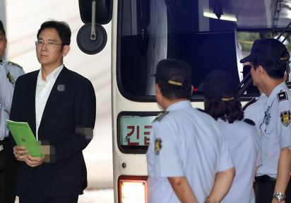南韓「閨蜜門」事件持續延燒 三星掌門李在鎔求刑12年 | (翻攝韓聯社)