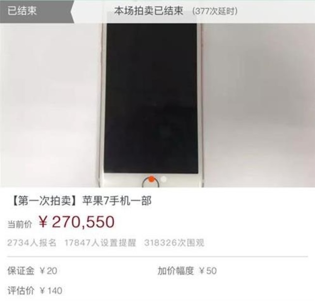 二手iPhone7拍賣"125萬" 得標者後悔"看錯價" | 華視新聞