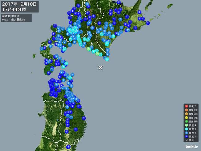 日本北海道5.7地震深度50公里 尚無災情傳出 | 華視新聞
