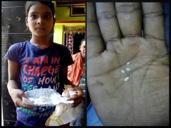 印度女孩遭惡靈附身? 天天流40顆「棉花淚」 | 華視新聞