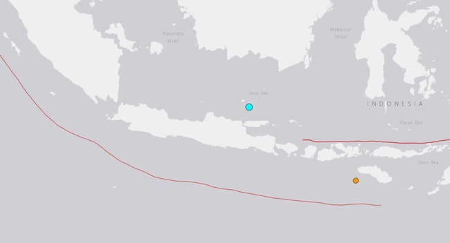 國際連環震! 印尼爪哇島外海5.7級地震 | 華視新聞