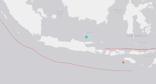 國際連環震! 印尼爪哇島外海5.7級地震