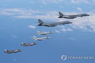 美轟炸機飛航示威 北韓加強海域警戒