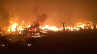 加州失控森林大火 釀十死.百傷.千屋毀