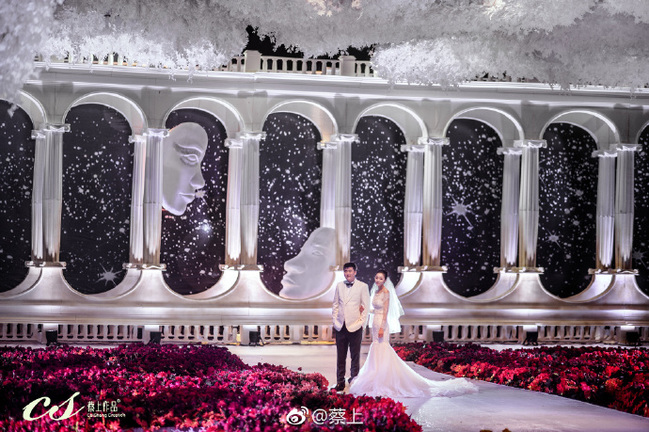 【圖】以為是仙境! 超震撼婚禮就在"土豪新郎家" | 華視新聞