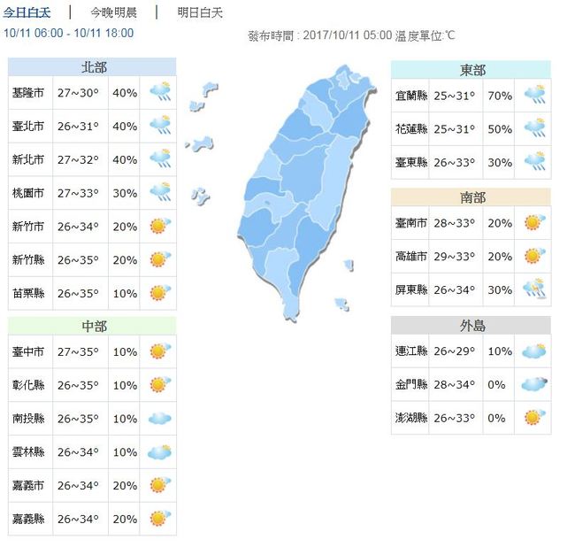 東北風增強水氣增! 宜花發布大雨特報 | 華視新聞
