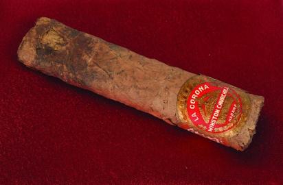 邱吉爾70年前抽過的雪茄 他花36.2萬收藏 | (翻攝美聯社)