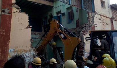 印度員工宿舍突倒塌 釀8人死亡悲劇 | 印度員工宿舍倒塌(翻攝網路)