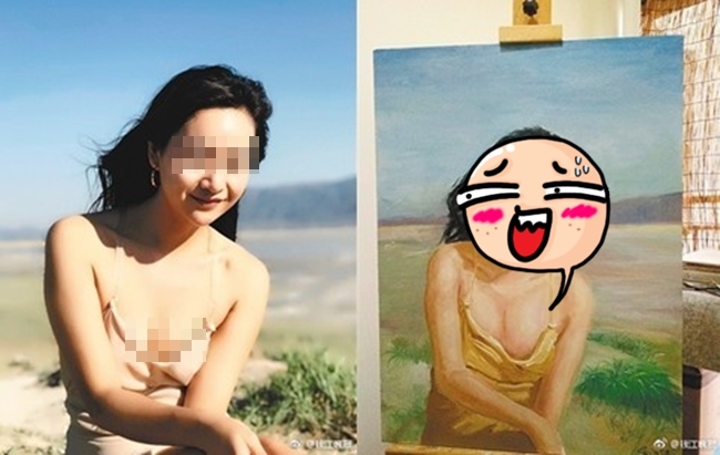 正妹22歲生日訂製油畫 成品畫成"50年後的她"?! | 華視新聞