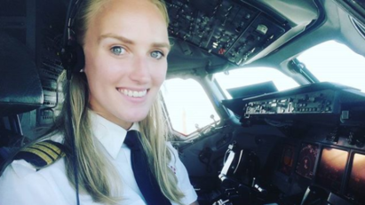 最正女機師 24歲荷蘭美女飛上天了【圖】 | 最正女機師琳迪凱姿(翻攝IG/pilot_lindy)