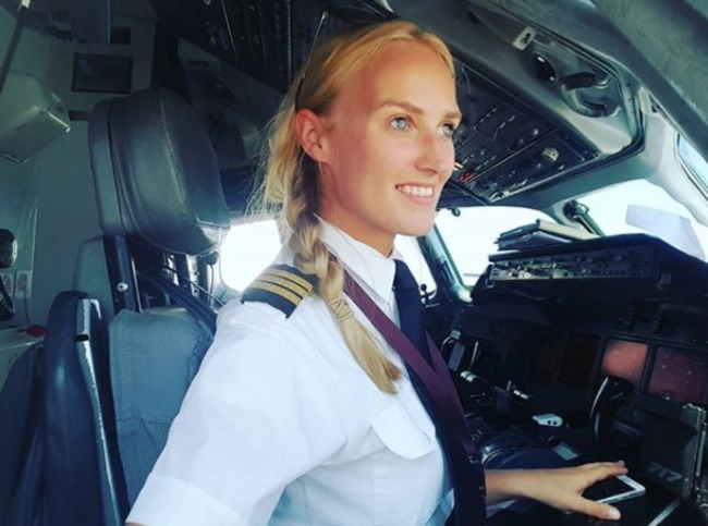最正女機師 24歲荷蘭美女飛上天了【圖】 | 華視新聞