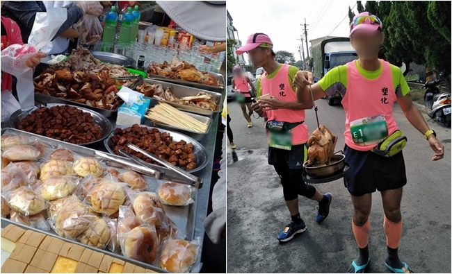 最狂馬拉松補給 跑者帶"整隻烤雞"衝終點 | 華視新聞