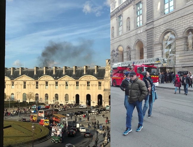 法國羅浮宮驚傳起火 緊急疏散現場民眾 | 華視新聞