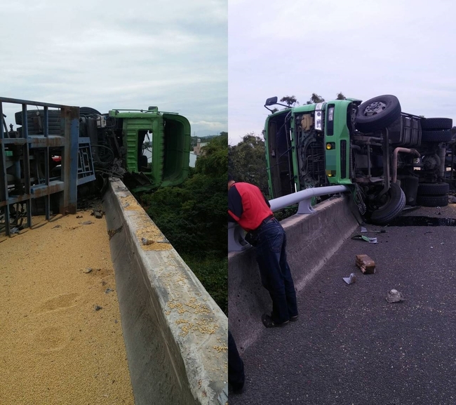 國道大貨車翻覆 司機摔落16公尺邊坡喪命 | 華視新聞