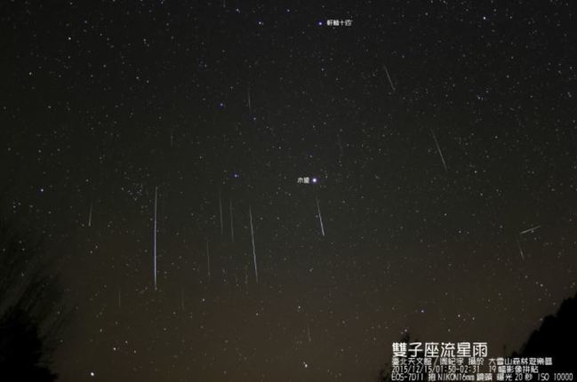 雙子座流星雨14日登場 每小時約可看見"120顆" | 華視新聞
