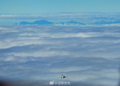中共文攻武嚇頻頻 國防部反特攻操演突襲 | 大陸空軍官方微博「空軍發佈」。