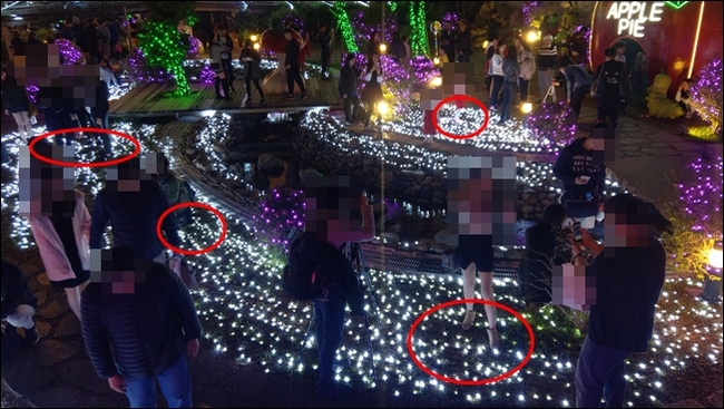 耶誕燈海他們這樣拍 網友:怎麼拍都是醜的! | 華視新聞