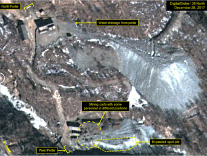 北韓要繼續核試?! 衛星照片比對有"挖坑道"跡象 | 12月28日。